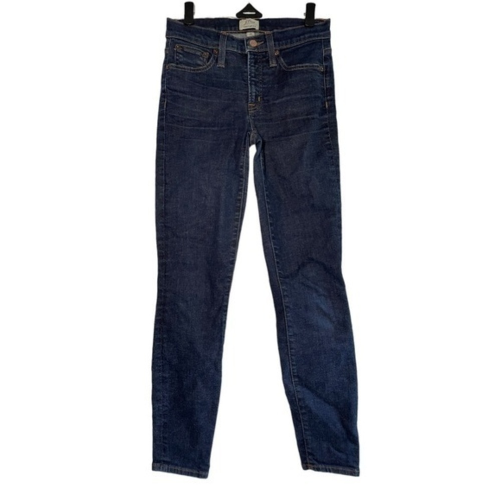 𝅺J. Crew 8" Toothpick Jean in classic wash size 25